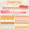 12 Rolls Groovy Retro Hippie Boho Ribbon Rainbow Butterfly Daisy Flower Craft Ribbon 60 Yards 3/8 Inch Printed Grosgrain Fabric Ribbon for Wreath Bow Making DIY Crafts Wrapping